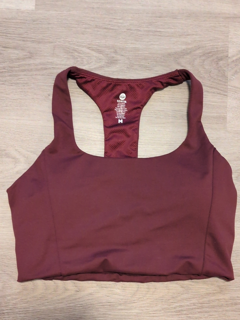 Maroon Sports Bra